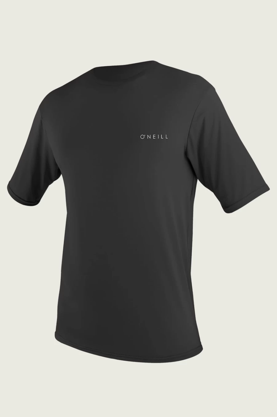 O'Neill Men's Basic Skins 30+ Sun Shirt - Black UPF Long Sleeve Shirt for Sun Protection