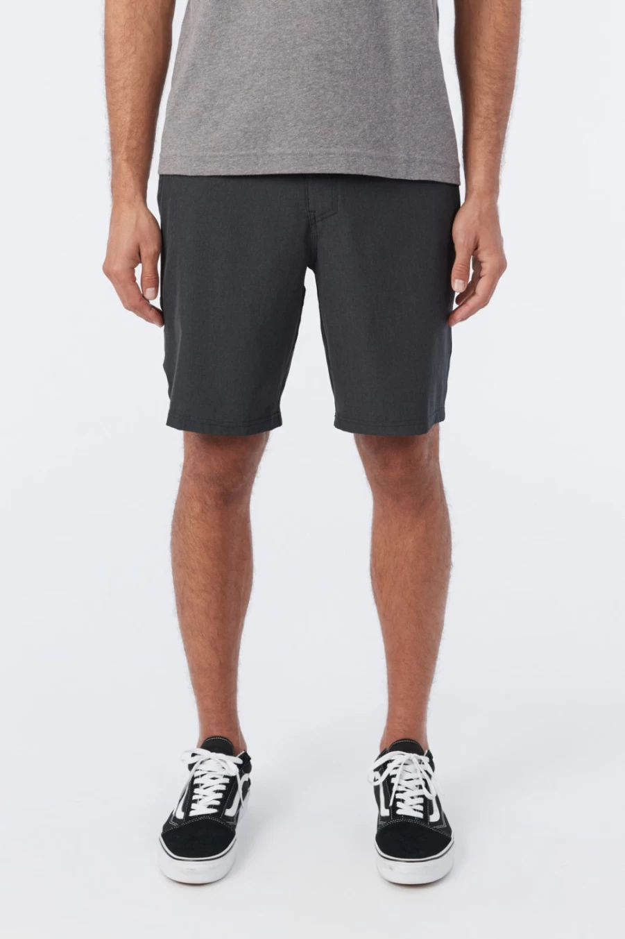 O'Neill Men's Reserve Heather 19" Hybrid Shorts - Black