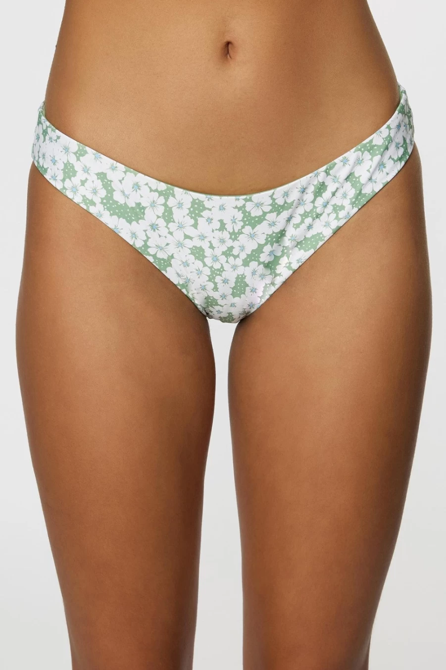 O'Neill Women's Bridgette Nazare Classic Full Bottoms Swimsuit in Aloe Green