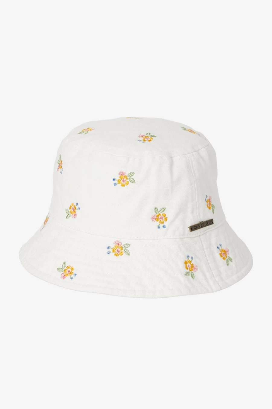 O'Neill Women's Winter White Piper Embroidered Bucket Hat