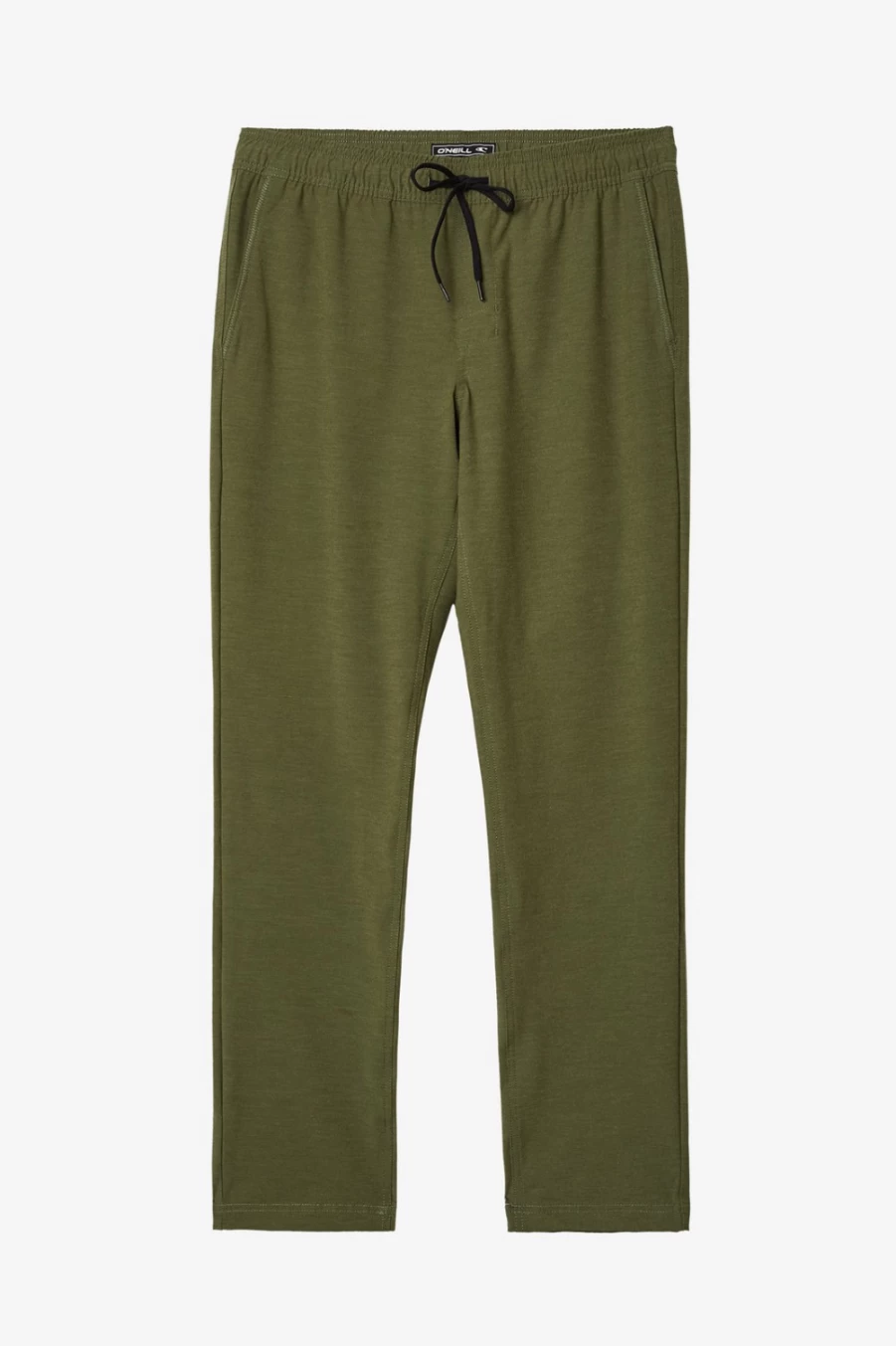 O'Neill Men's Venture E-Waist Hybrid Pants in Army Green - Lightweight Outdoor Adventure Trousers