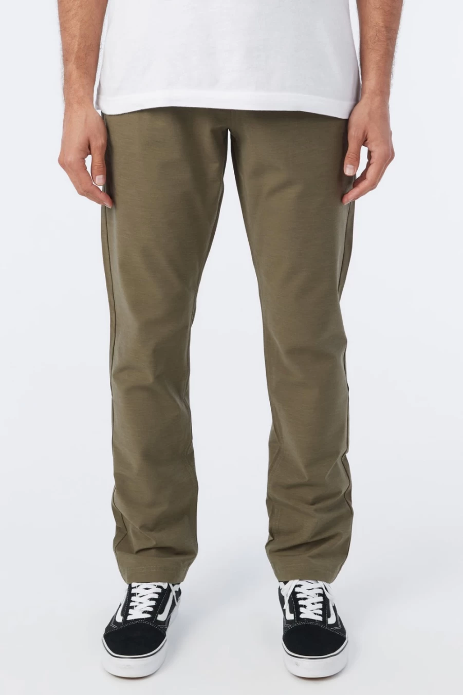 O'Neill Men's Venture E-Waist Hybrid Pants in Army Green - Lightweight Outdoor Adventure Trousers