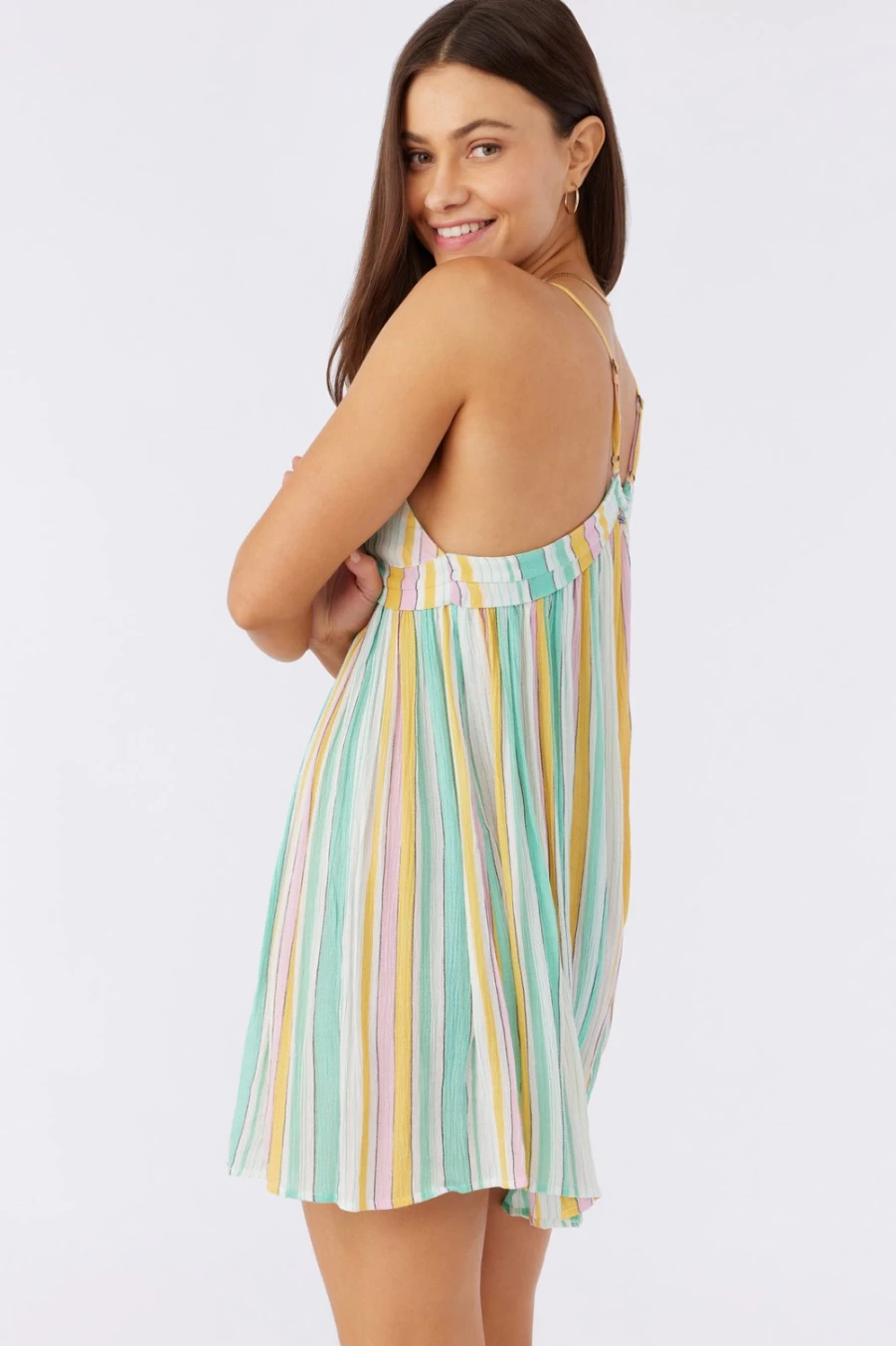 O'Neill Women's Oceanwave Saltwater Solids Stripe Avery Dress