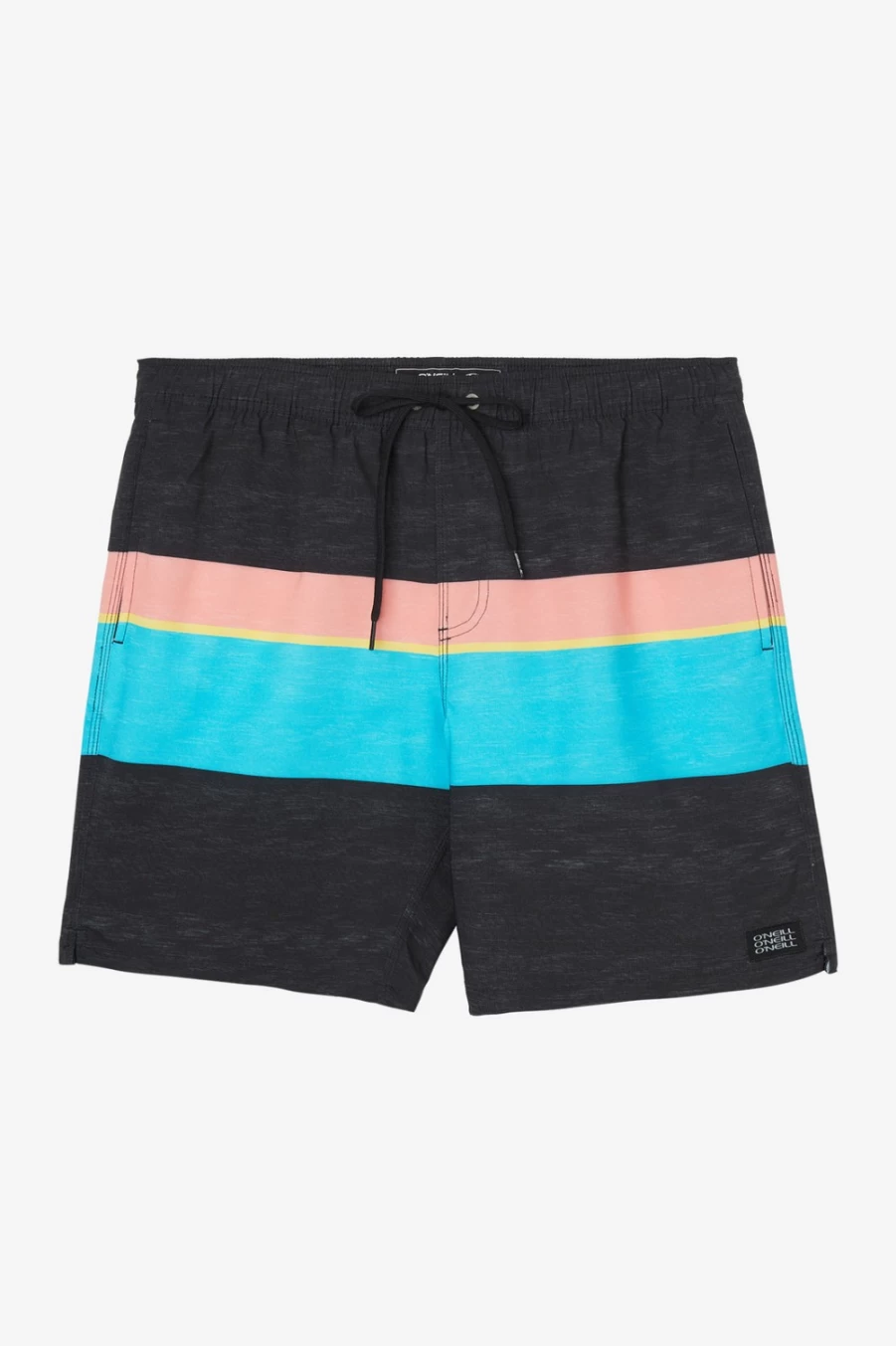 O'Neill Men's Hermosa Block 17" Boardshorts - Black