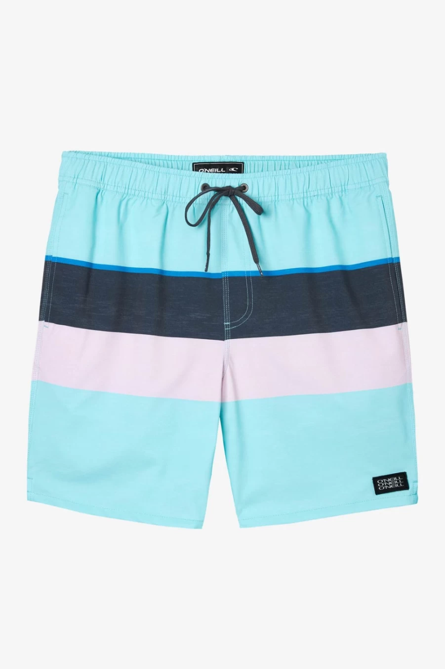 O'Neill Men's Hermosa Volley 17" Boardshorts - Turquoise Swim Trunks for Men
