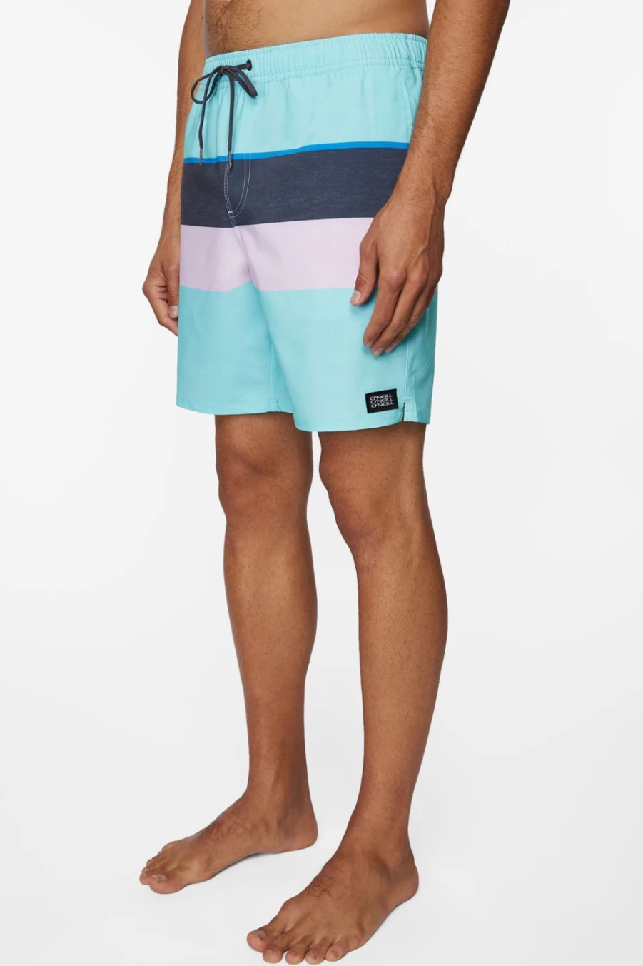 O'Neill Men's Hermosa Volley 17" Boardshorts - Turquoise Swim Trunks for Men