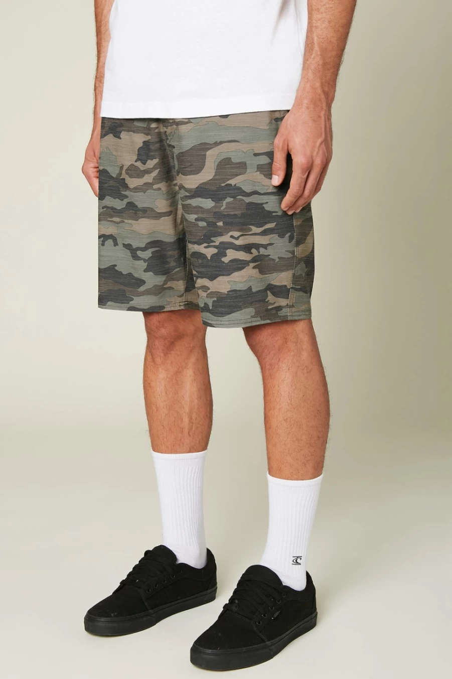 O'Neill Men's Camo Locked Slub 20" Hybrid Shorts