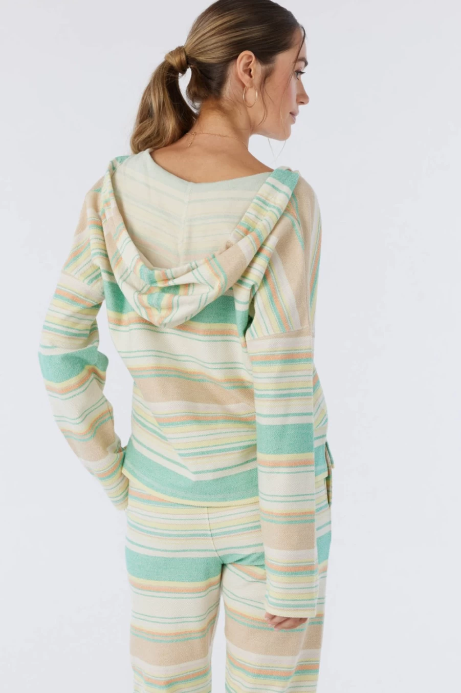 O'Neill Women's Rosarito Hoody Sweatshirt - Oceanwave Color, Comfortable Pullover Hoodie for Casual Wear