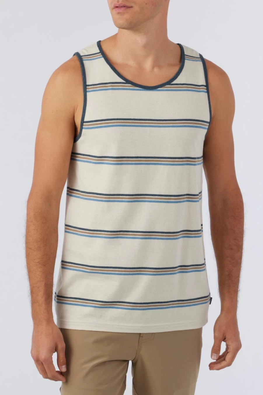 O'Neill Men's Smasher Tank Top in Cream - Comfortable Casual Wear