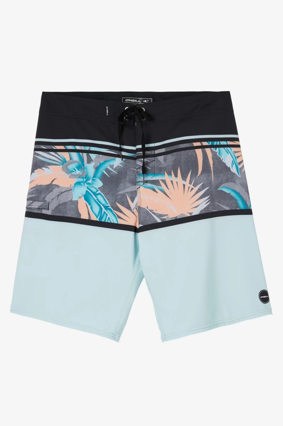 O'Neill Men's Hyperfreak Variety 20" Boardshorts in LTJade - Quick-Dry Swim Trunks for Surfing & Swimming