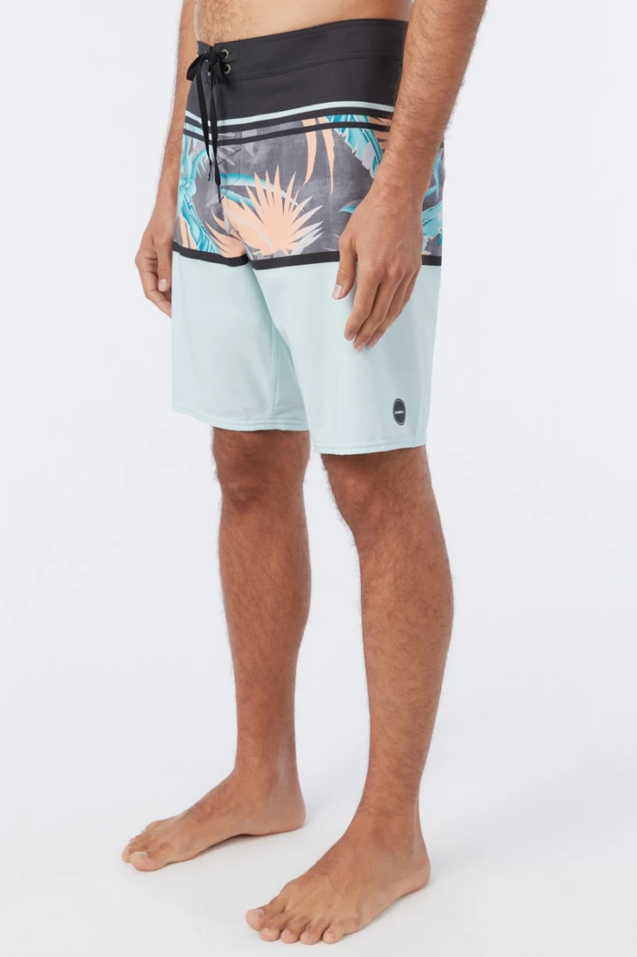 O'Neill Men's Hyperfreak Variety 20" Boardshorts in LTJade - Quick-Dry Swim Trunks for Surfing & Swimming