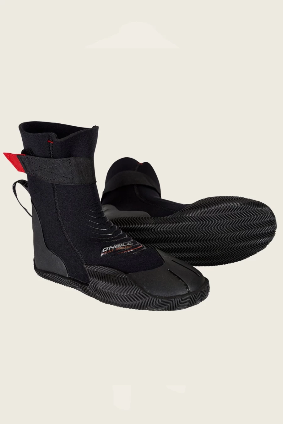 O'Neill Men's Black Youth Heat RT 3mm Neoprene Boots for Cold Water Protection