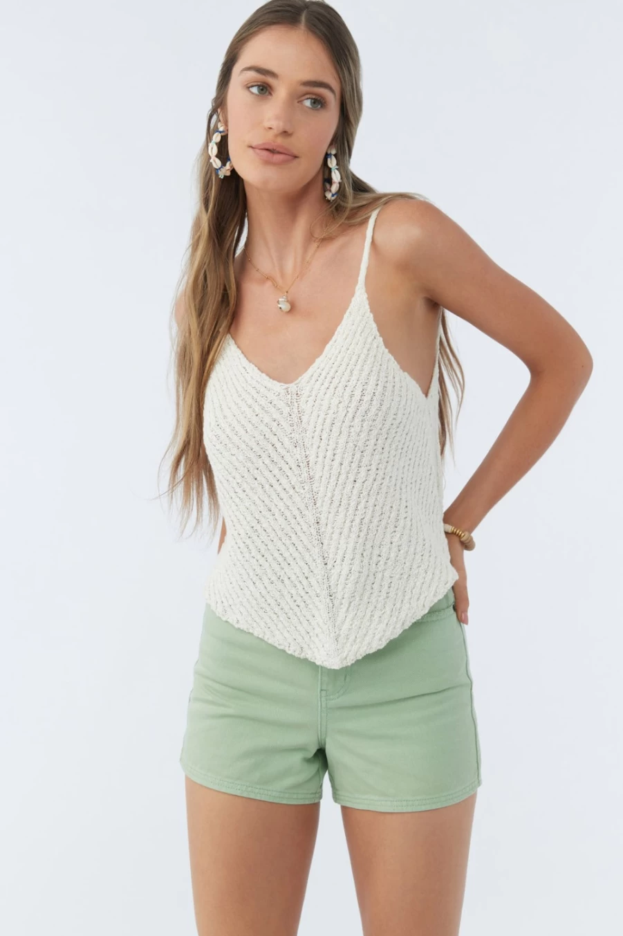 O'Neill Women's Janessa Top in Winterwhite - Stylish Casual Wear