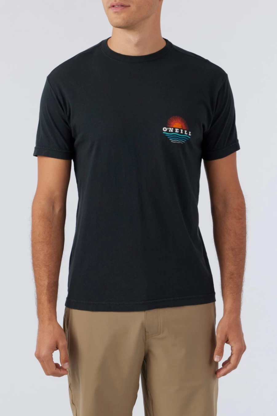 O'Neill Men's Above & Below Tee - Dark Charcoal Casual T-Shirt