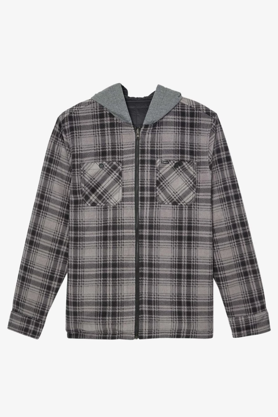 O'Neill Men's Black Glacier Reversible Hooded Jacket