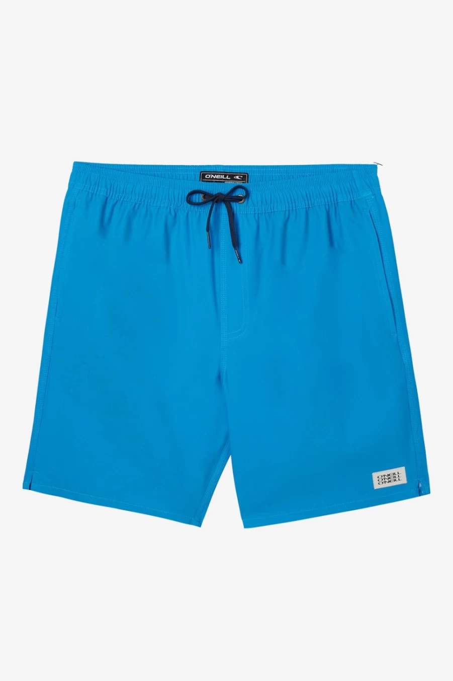 O'Neill Men's Hermosa Solid Crew 17" Boardshorts in Medium Blue