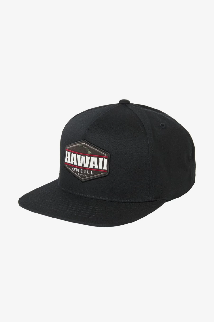 O'Neill Men's Aloha Life Black Hat - Stylish Casual Summer Cap