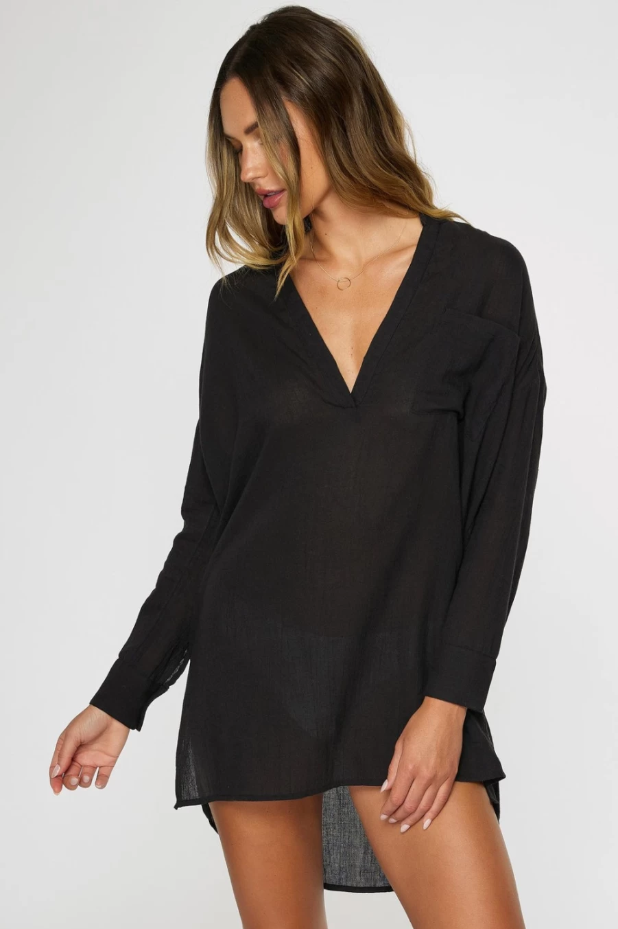 O'Neill Women's Black Belizin Cover-Up Swimwear