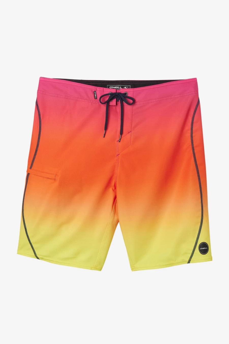 O'Neill Men's Hyperfreak S-Seam Fade 20" Boardshorts - Tangerine