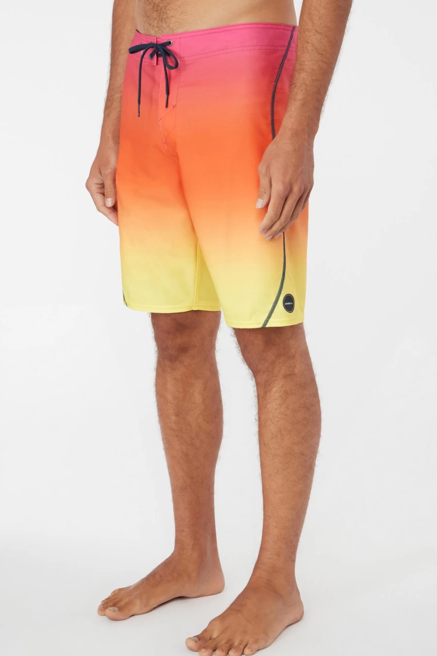 O'Neill Men's Hyperfreak S-Seam Fade 20" Boardshorts - Tangerine
