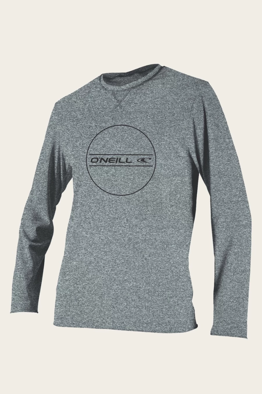 O'Neill Men's Youth Hybrid Long Sleeve Sun Shirt - Coolgrey UPF Protection