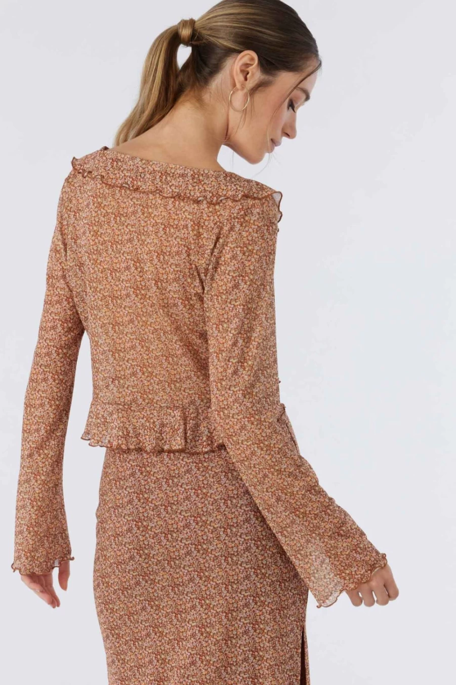 O'Neill Women's Nakoa Top in Rustic Brown | Stylish Casual Wear