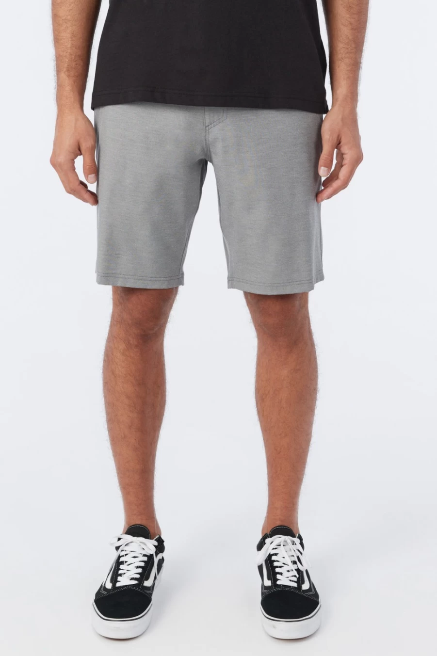O'Neill Men's Graphite Reserve Light Check 19" Hybrid Shorts