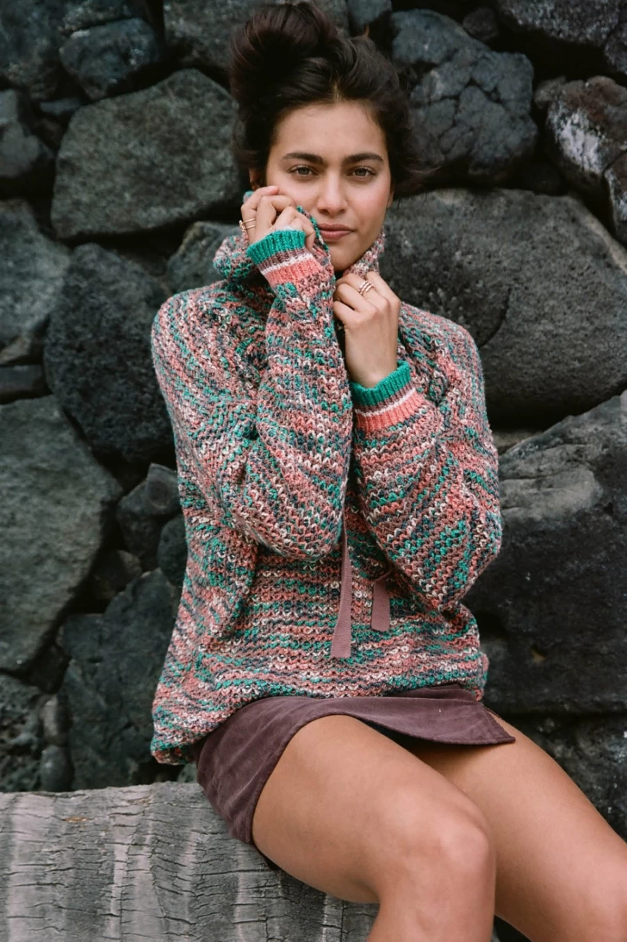 O'Neill Women's Multiclr Baileigh Sweater - Stylish & Comfortable Knitwear