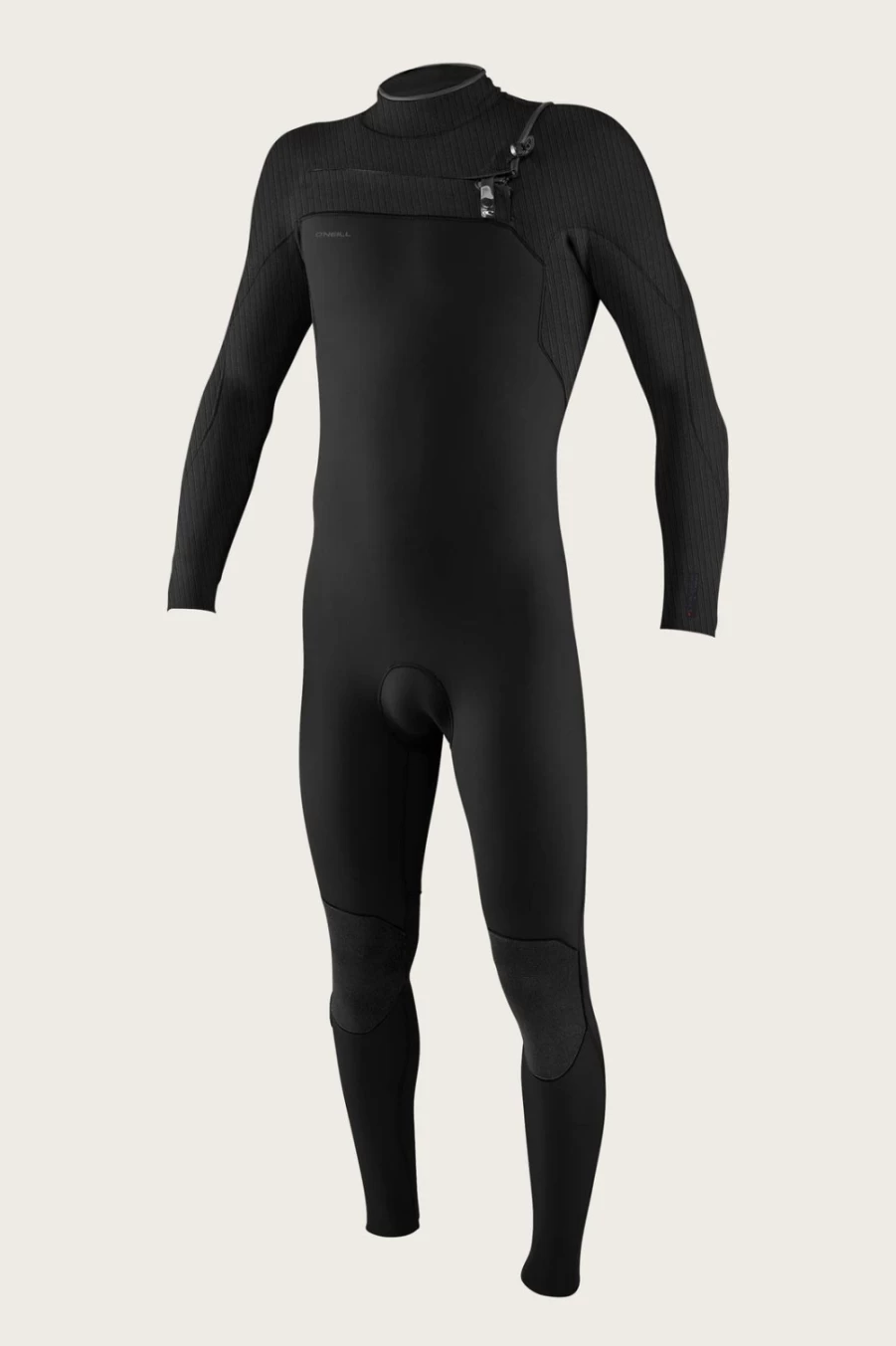 O'Neill Men's Hyperfreak 4/3mm Chest Zip Full Wetsuit - Black/Black (Blk/Blk)