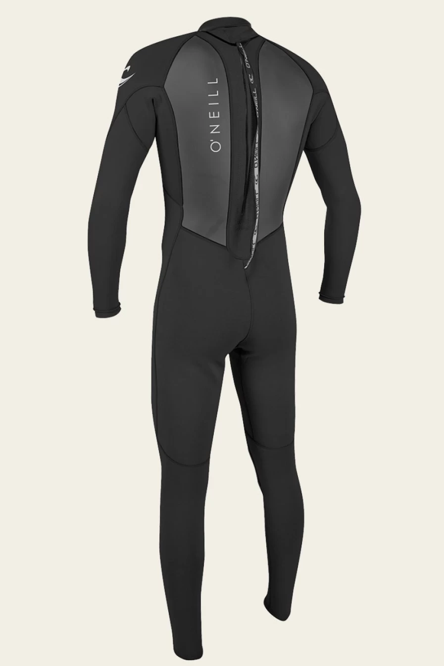 O'Neill Men's Reactor-2 3/2mm Back Zip Full Wetsuit - Black/Black (Blk/Blk)