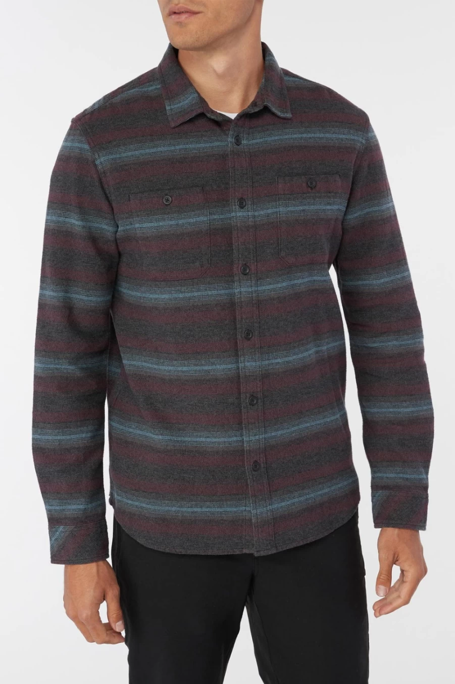 O'Neill Men's Black Mythic Sessions Flannel Shirt - Premium Comfort & Style