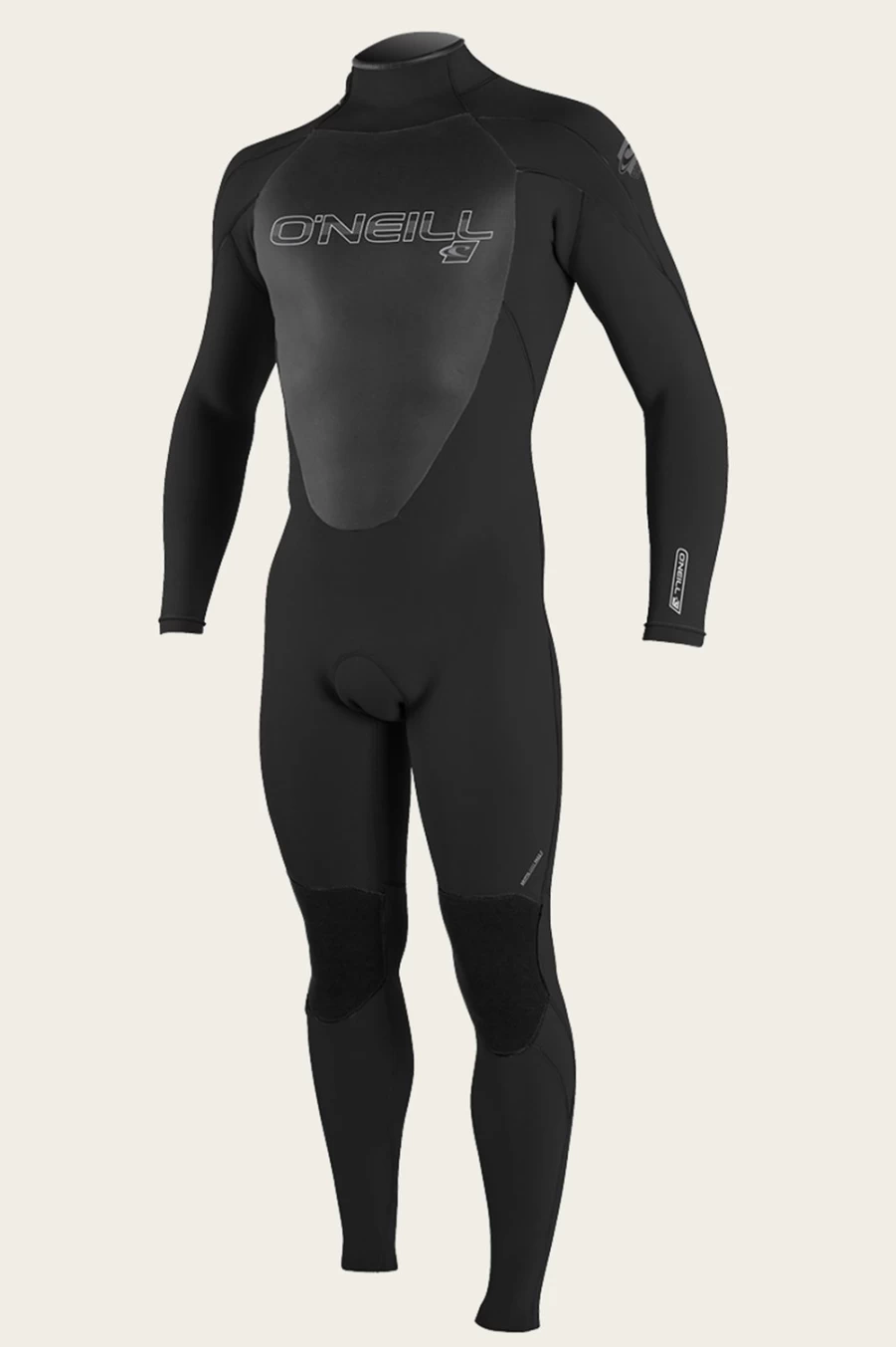 O'Neill Men's Epic 3/2mm Back Zip Full Wetsuit - Black/Black (Blk/Blk)