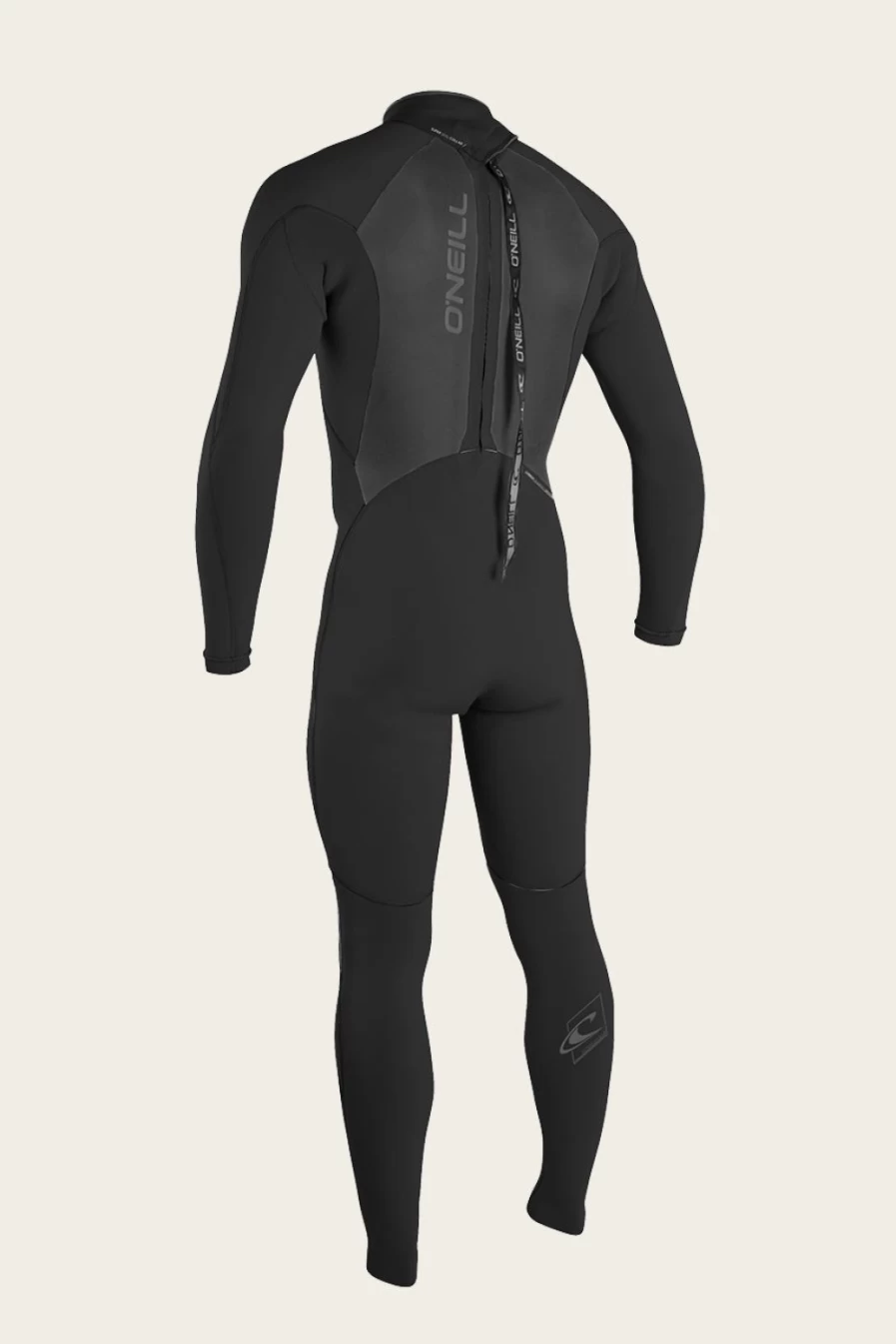 O'Neill Men's Epic 3/2mm Back Zip Full Wetsuit - Black/Black (Blk/Blk)