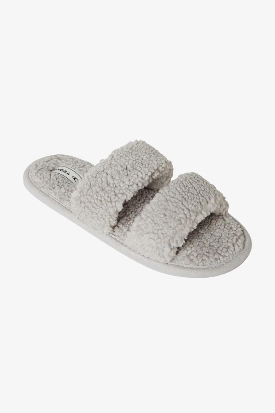 O'Neill Women's Heather Grey Boundary Slippers - Comfortable House Shoes