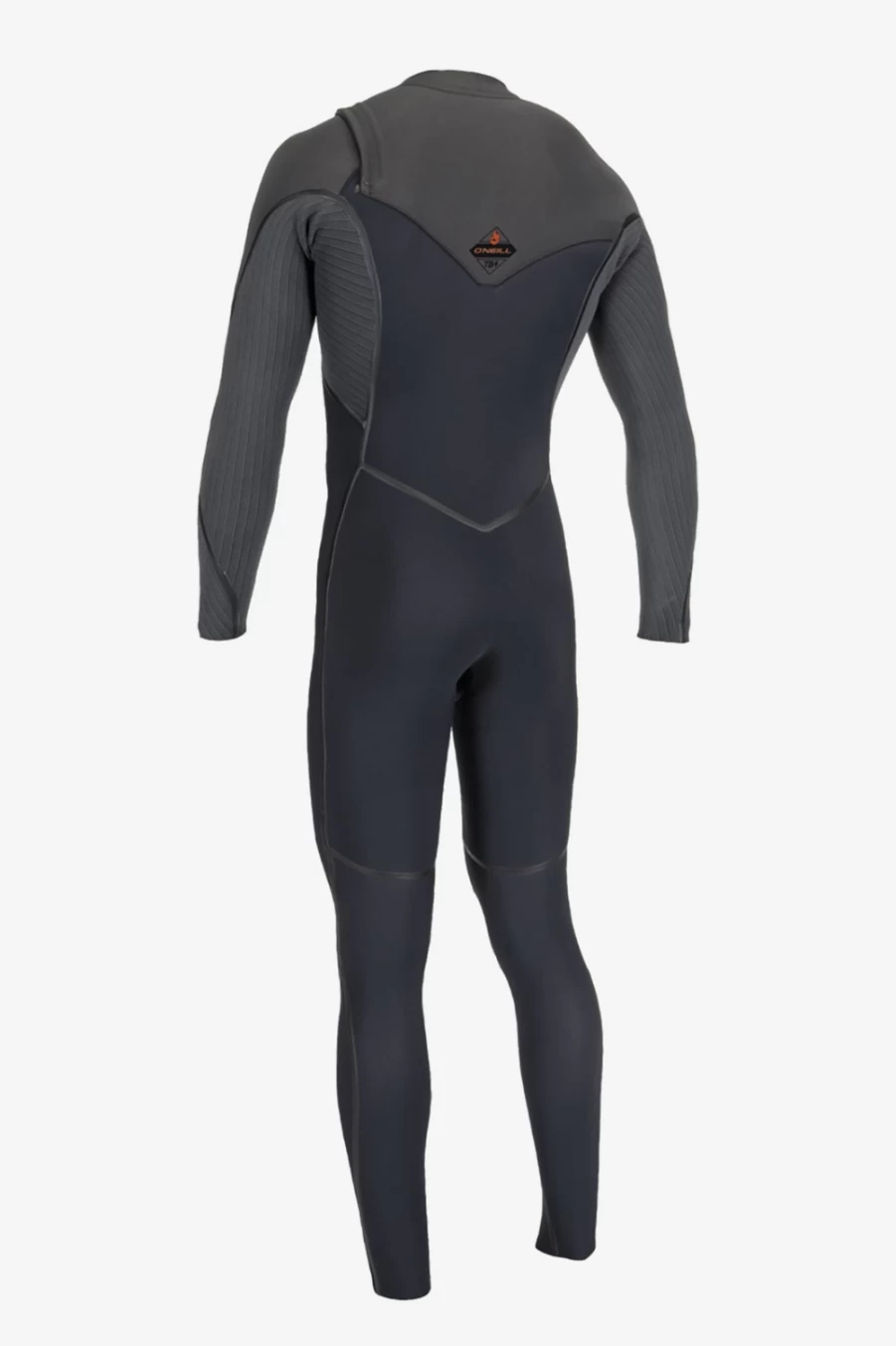 O'Neill Men's Hyperfreak Fire 4/3mm Chest Zip Full Wetsuit - Black Oil RV