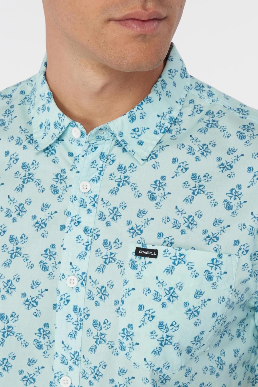 O'Neill Men's Pale Blue Tame Shirt - Casual Comfort Fit Top