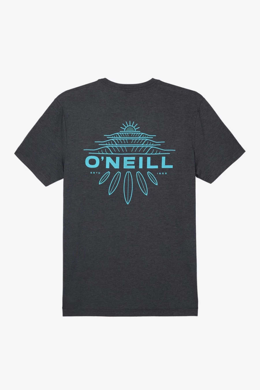 O'Neill Men's Traveler UPF Sun Protection T-Shirt in Heather Black
