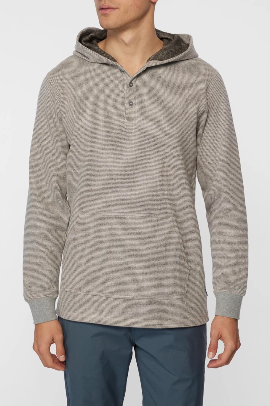 O'Neill Men's Olympia Heather Grey Pullover Sweatshirt