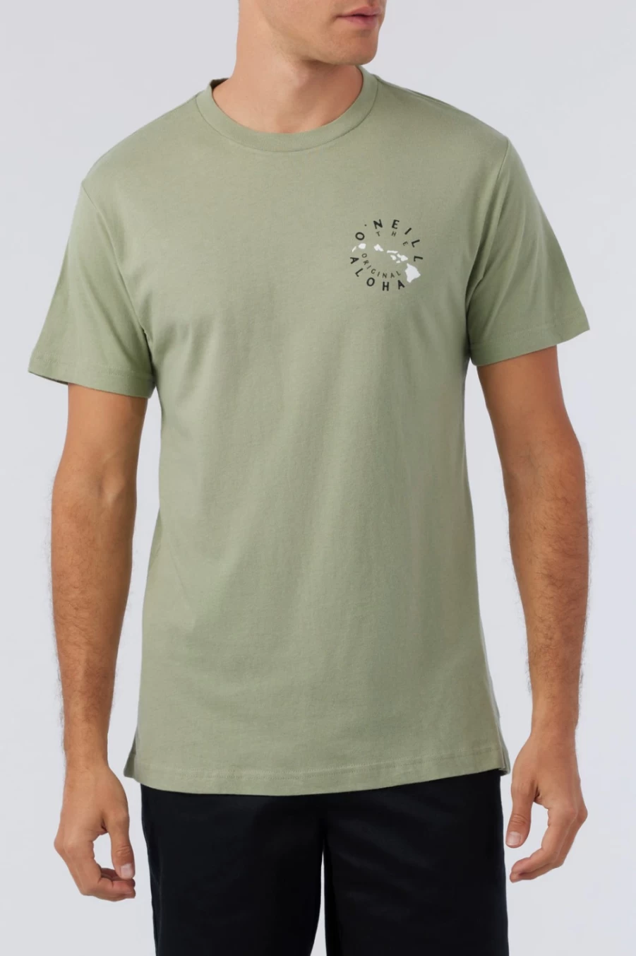 O'Neill Men's Military Green Tranquility Tee - Comfortable Casual T-Shirt