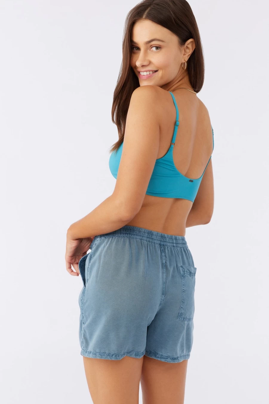 O'Neill Women's Francina Shorts in Slate - Comfortable and Styletic Casual Wear
