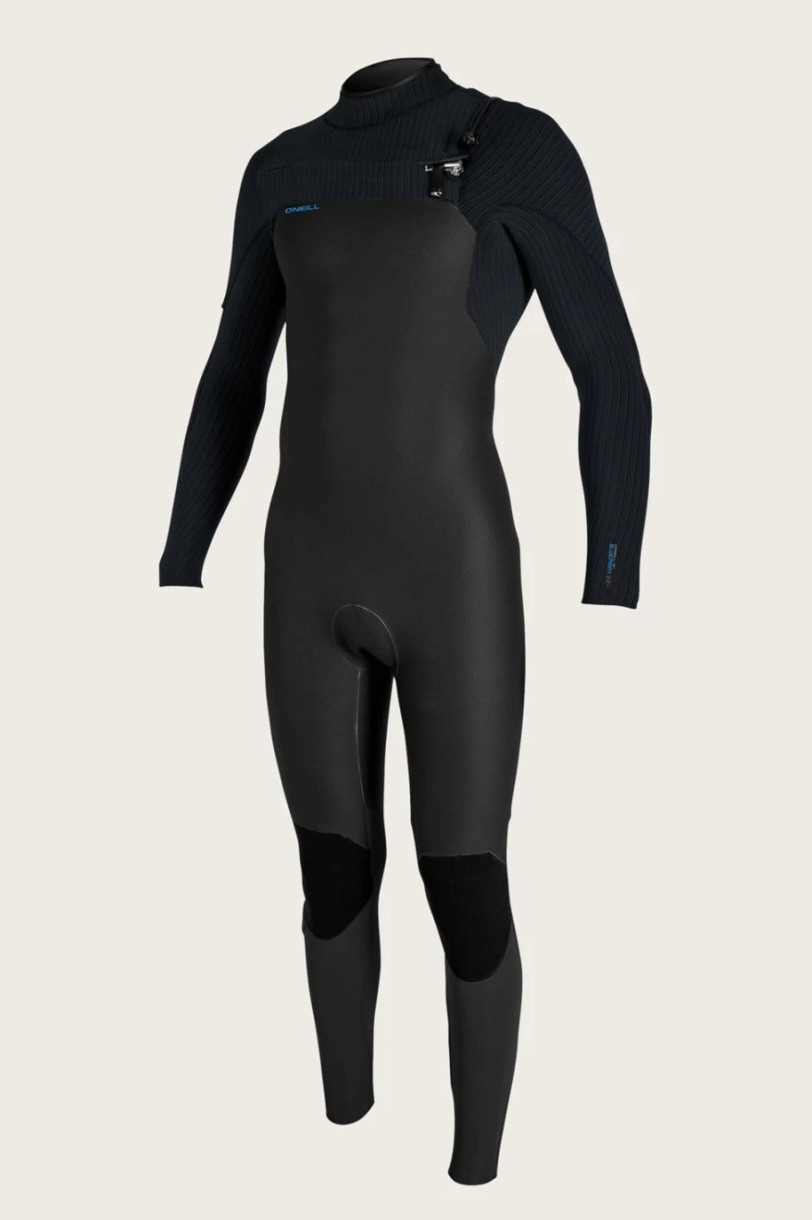 O'Neill Men's 3/2mm Chest Zip Full Wetsuit - Black/Black (Blk/Blk)