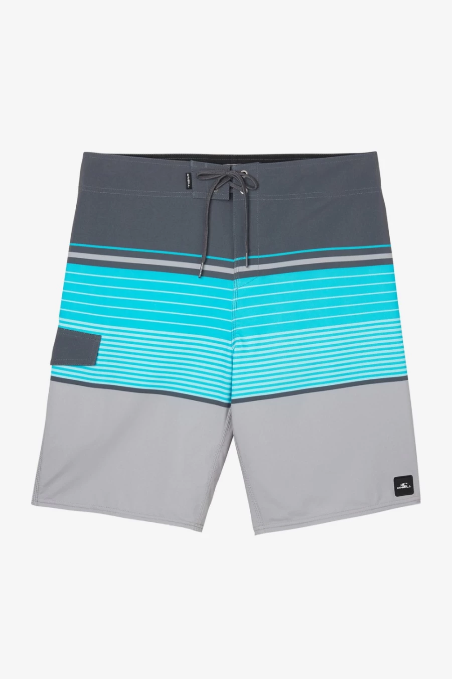 O'Neill Men's Graphite Stripe 21" Boardshorts | Quick-Dry Swim Trunks