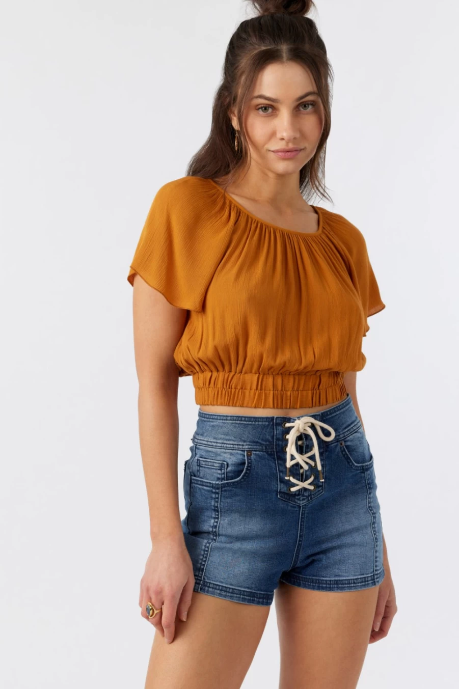 O'Neill Women's Turmeric Misty Top - Stylish Casual Wear