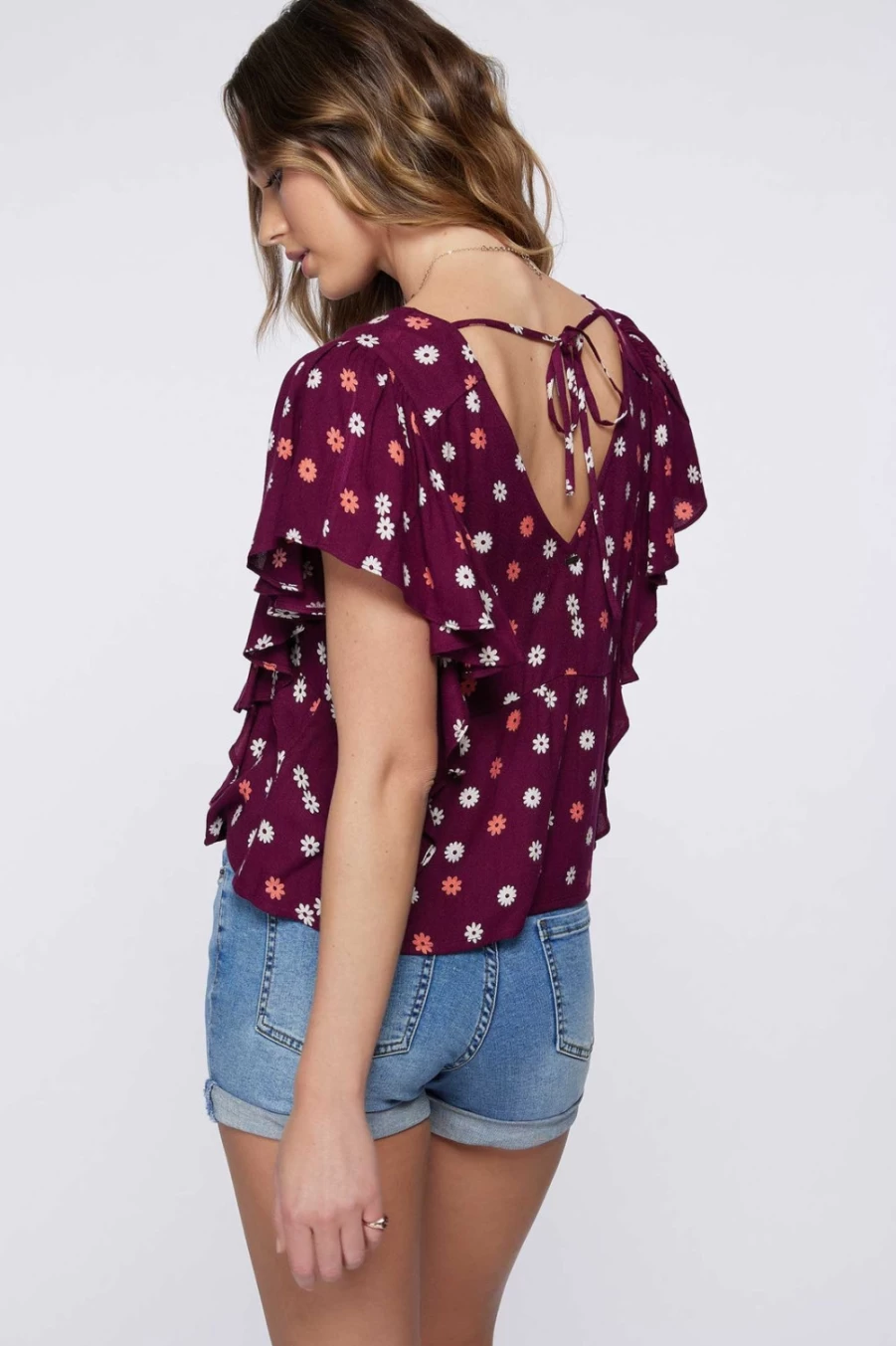 O'Neill Women's Maggy Top in Plum Color | Stylish & Comfortable