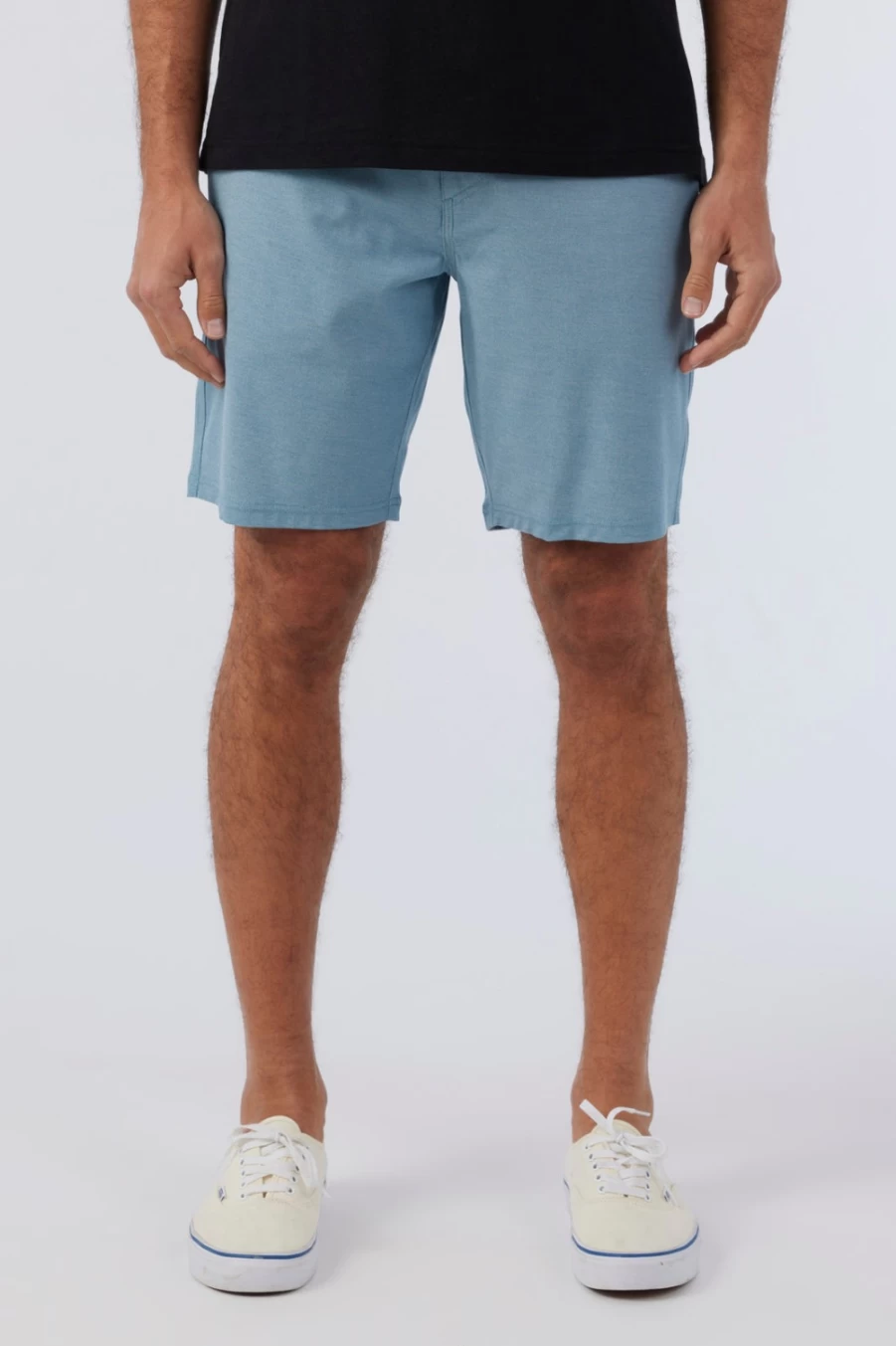 O'Neill Men's Reserve Light Check 19" Hybrid Shorts - Blueshadow