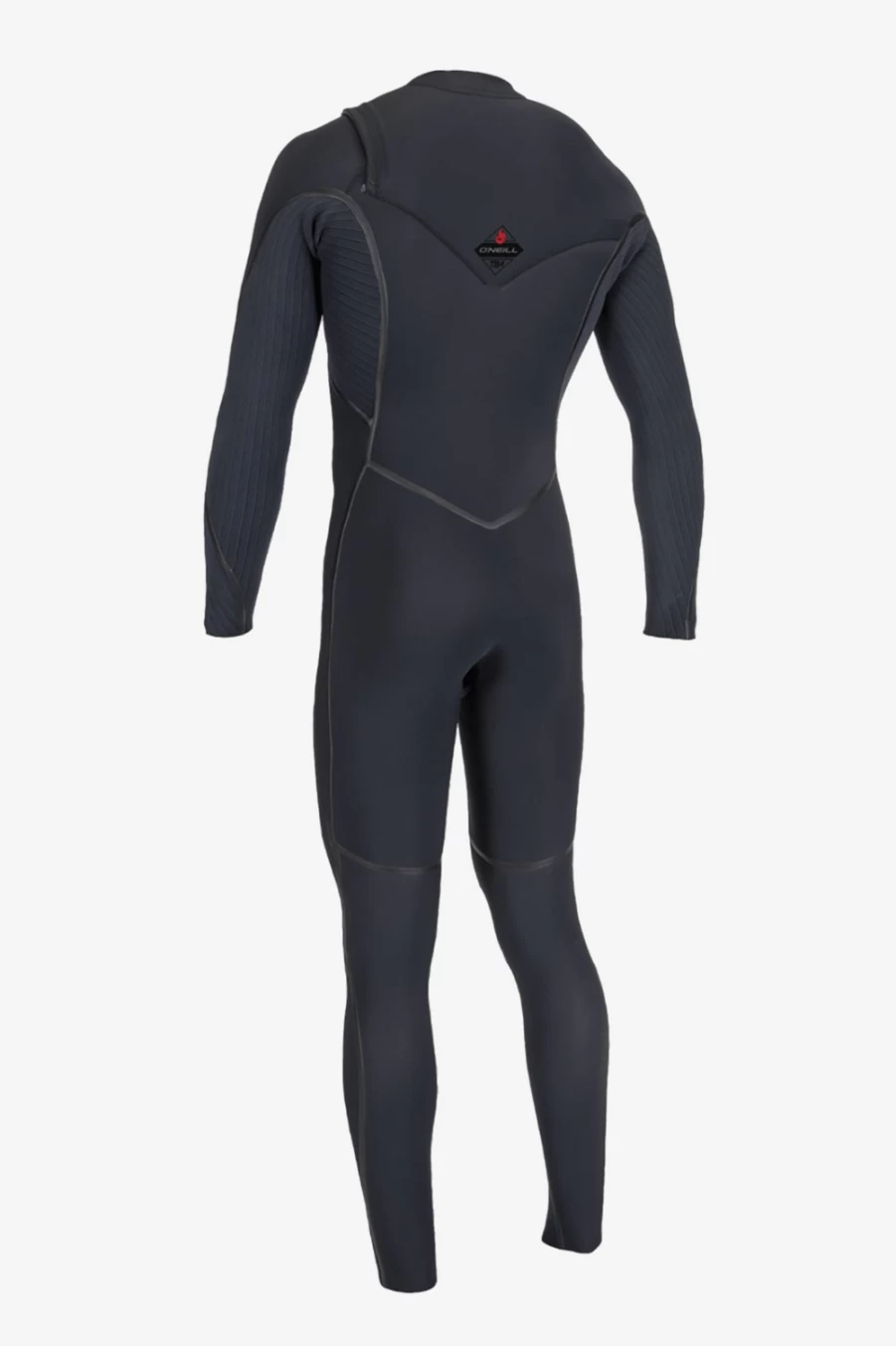 O'Neill Men's Hyperfreak Fire 3/2mm Chest Zip Full Wetsuit - Black/Black (Blk/Blk)