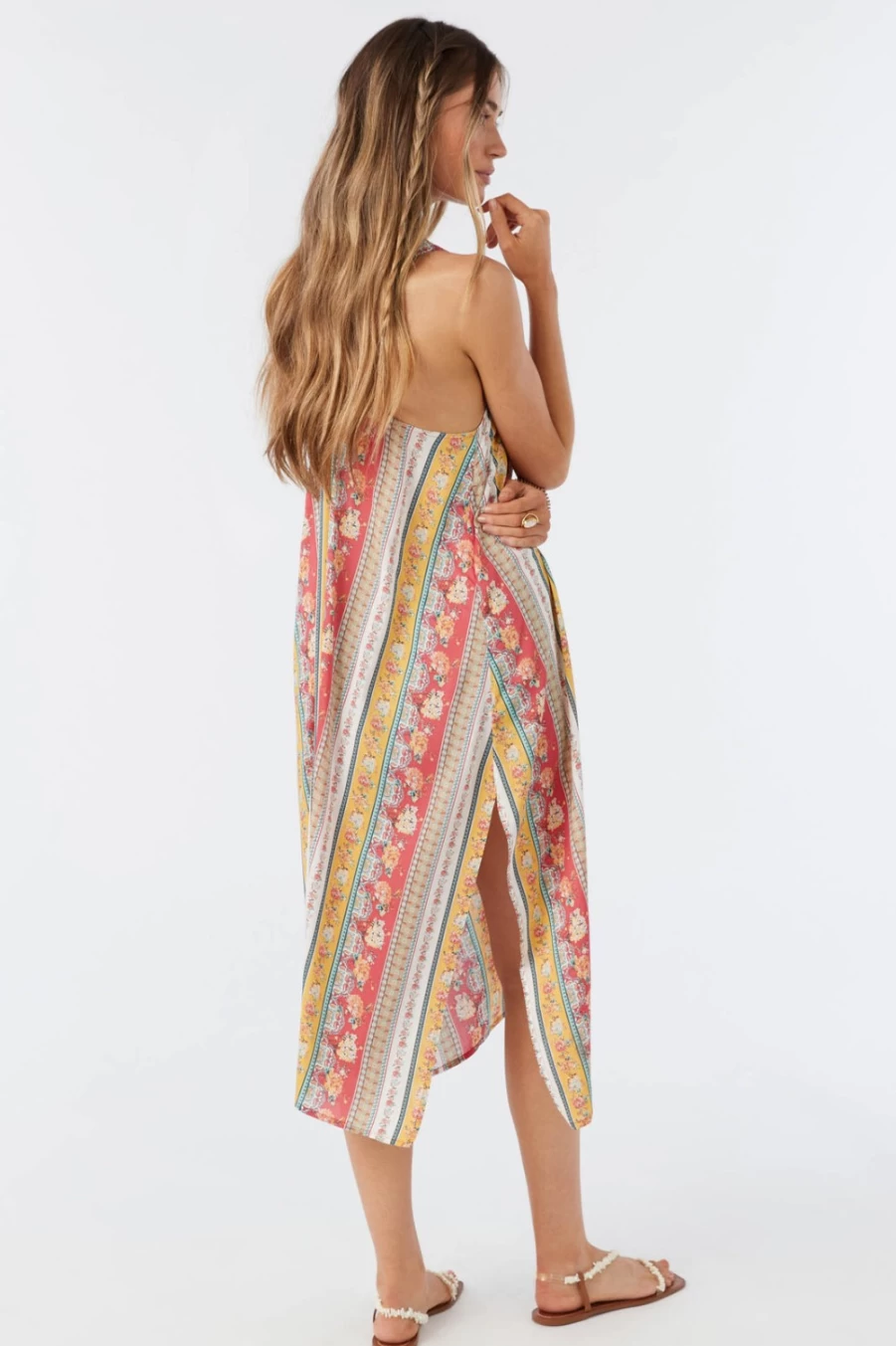 O'Neill Women's Miranda Midi Dress in Chrysanthemum Color
