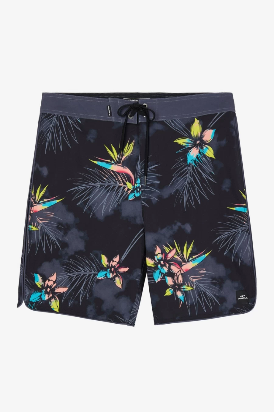 O'Neill Men's Hyperfreak Mysto Scallop 19" Boardshorts - Black