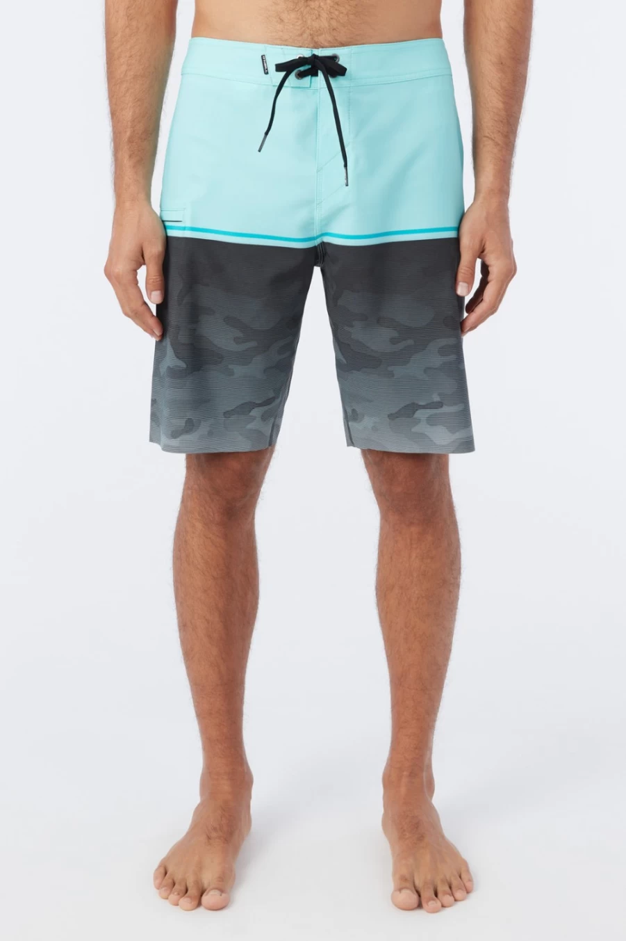 O'Neill Men's Hyperfreak Tech Traveler Nomad 20" Boardshorts - Turquoise