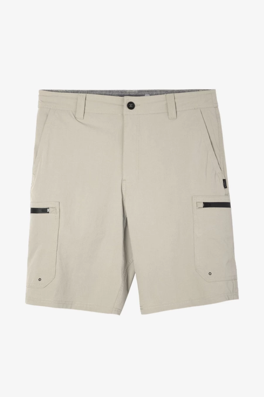 O'Neill Men's Trvlr Cargo 20" Hybrid Shorts in Khaki - Lightweight Travel & Utility Shorts